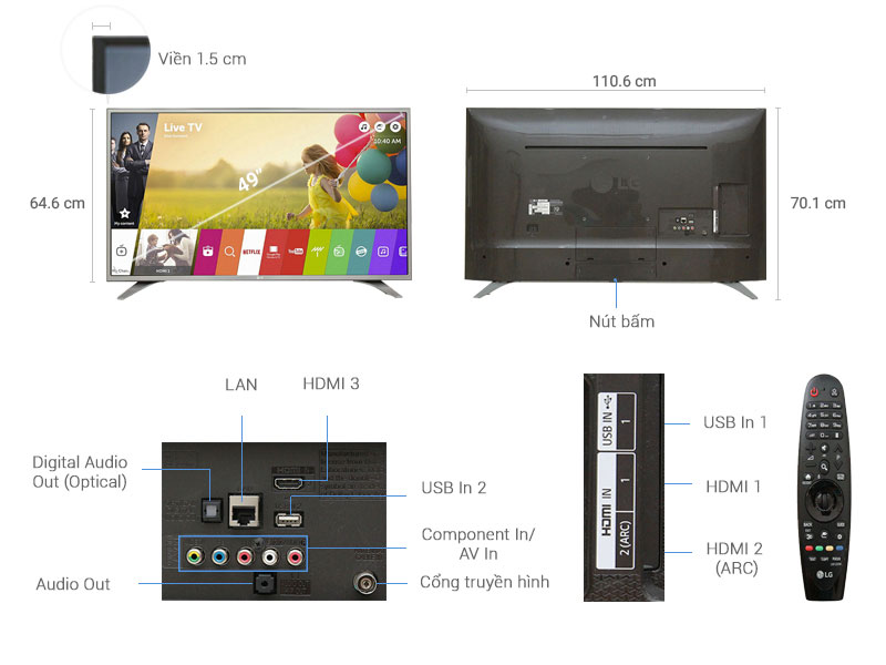 Smart Tivi Samsung 55 inch UA55MU7000