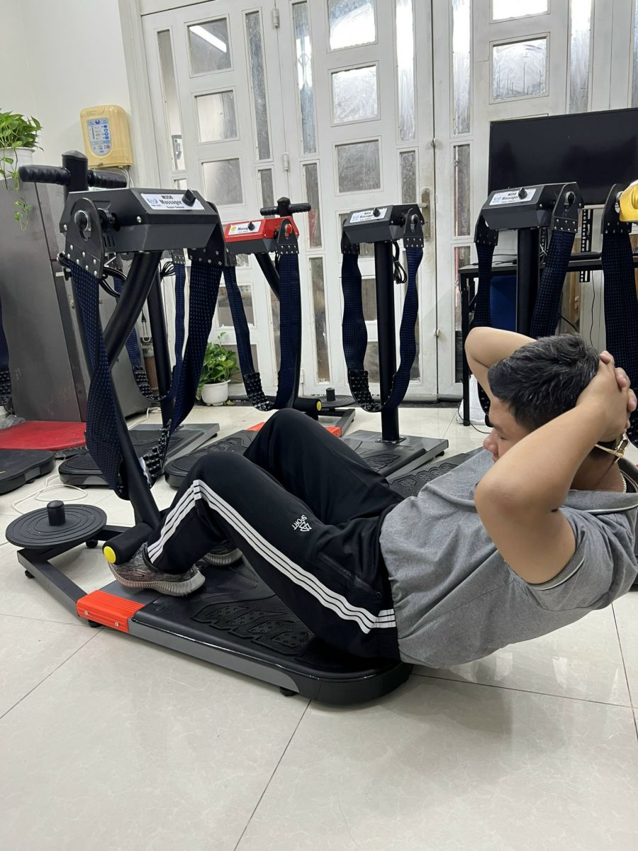 máy massage bụng đứng m2021