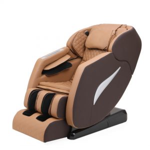 Ghế massage toàn thân 3D model Ks-818 màu nâu - vàng
