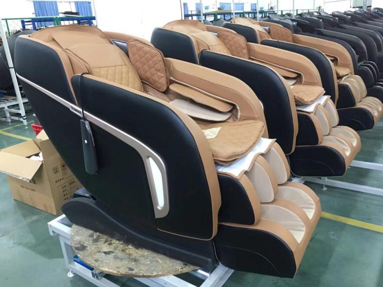 Ghế massage toàn thân cao cấp 4D MBH mode KS-868 màu đen -cam
