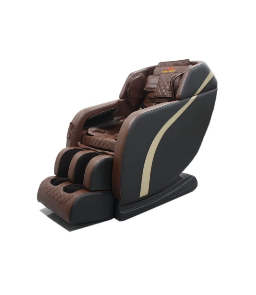 Ghế massage toàn thân MBH 2D bản nâng cấp KS-508 màu đen-cafe nâu