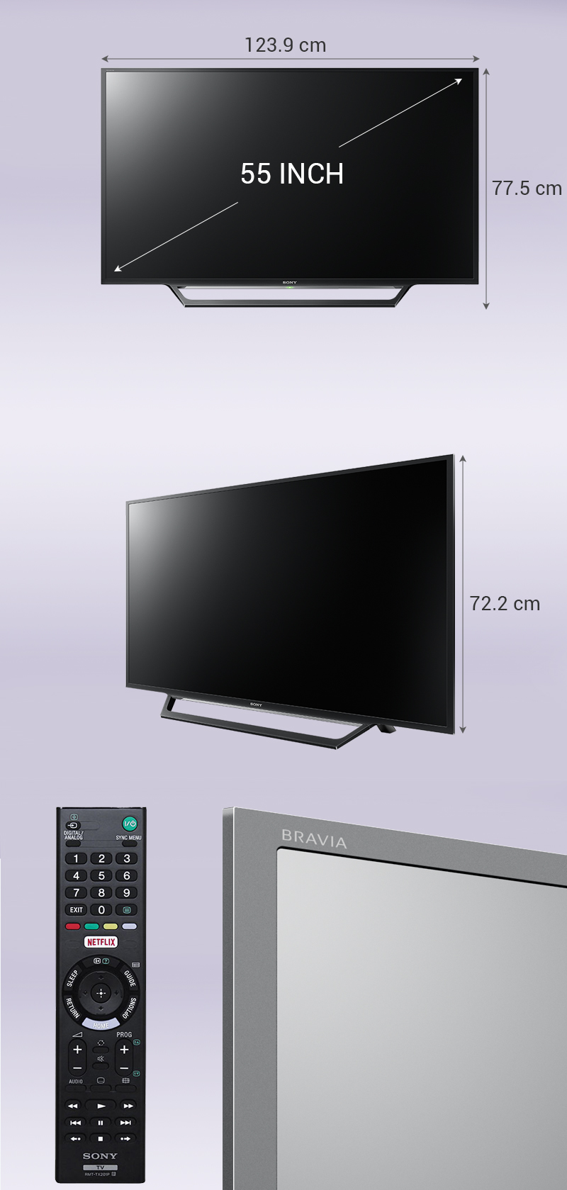 Smart Tivi TCL 55 inch L55P1-CF